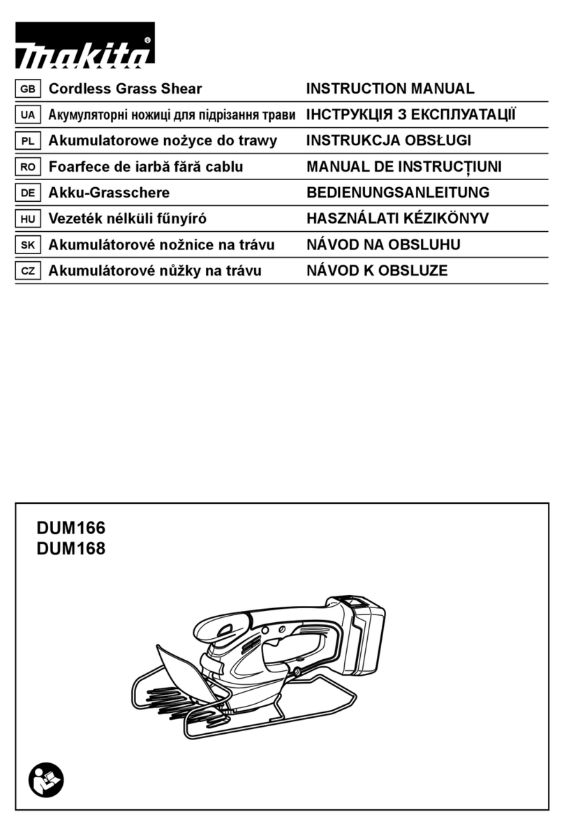 Makita DUM166 instruction manual