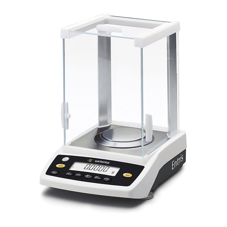 Sartorius Entris operating instructions