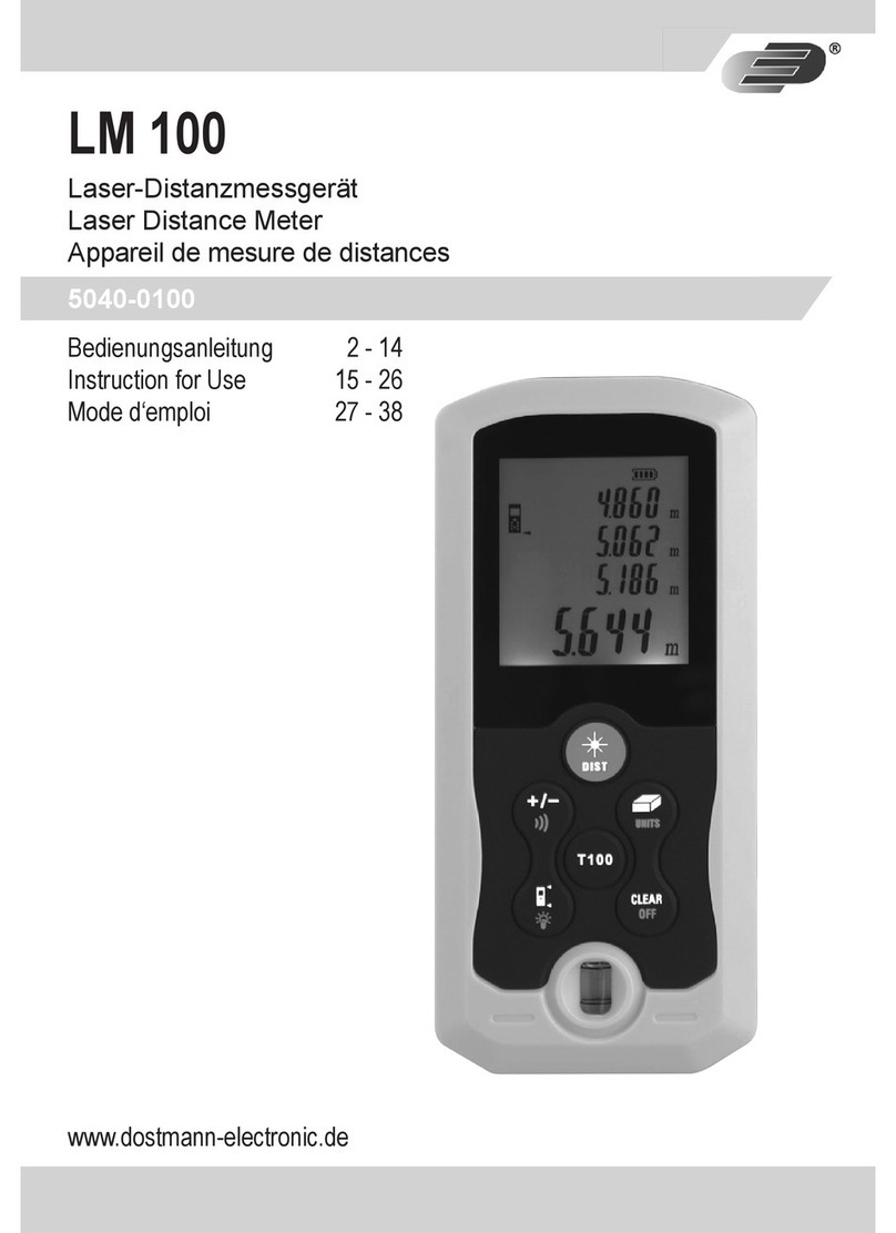 Dostmann Electronic LM 100 Instructions for use
