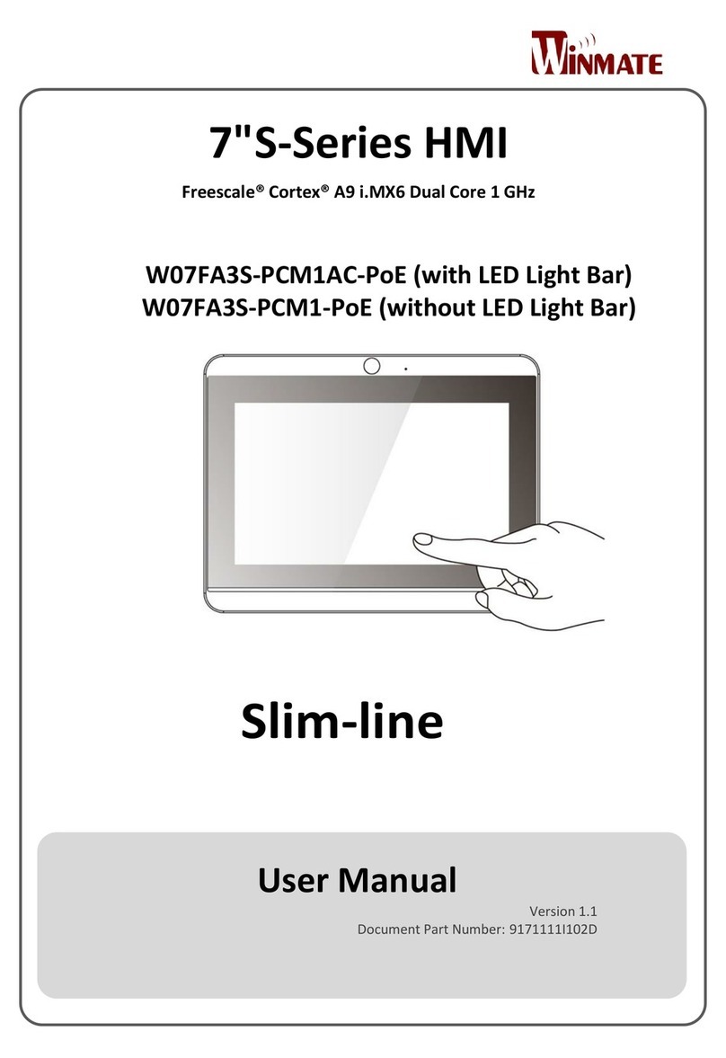 Winmate W07FA3S-PCM1AC-PoE User manual