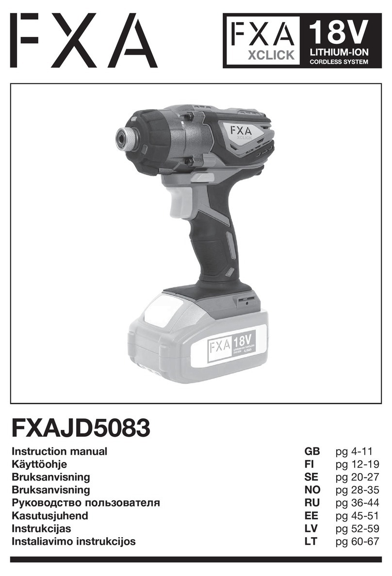 FXA FXAJD5083 instruction manual