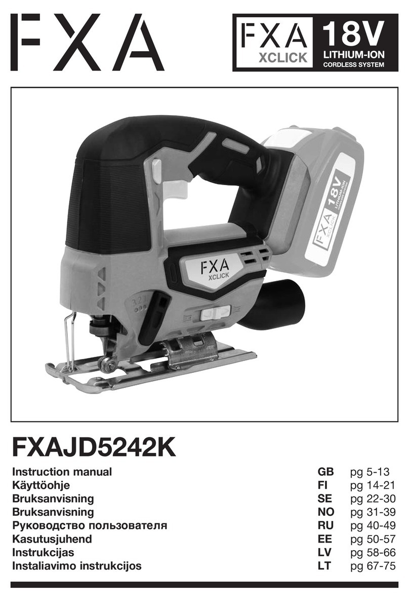 FXA FXAJD5242K User manual