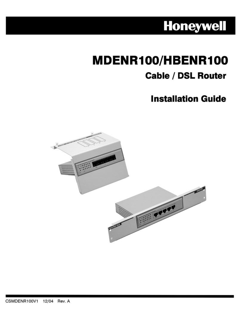 Honeywell MDENR100 installation guide Honeywell MDENR100 installation guide