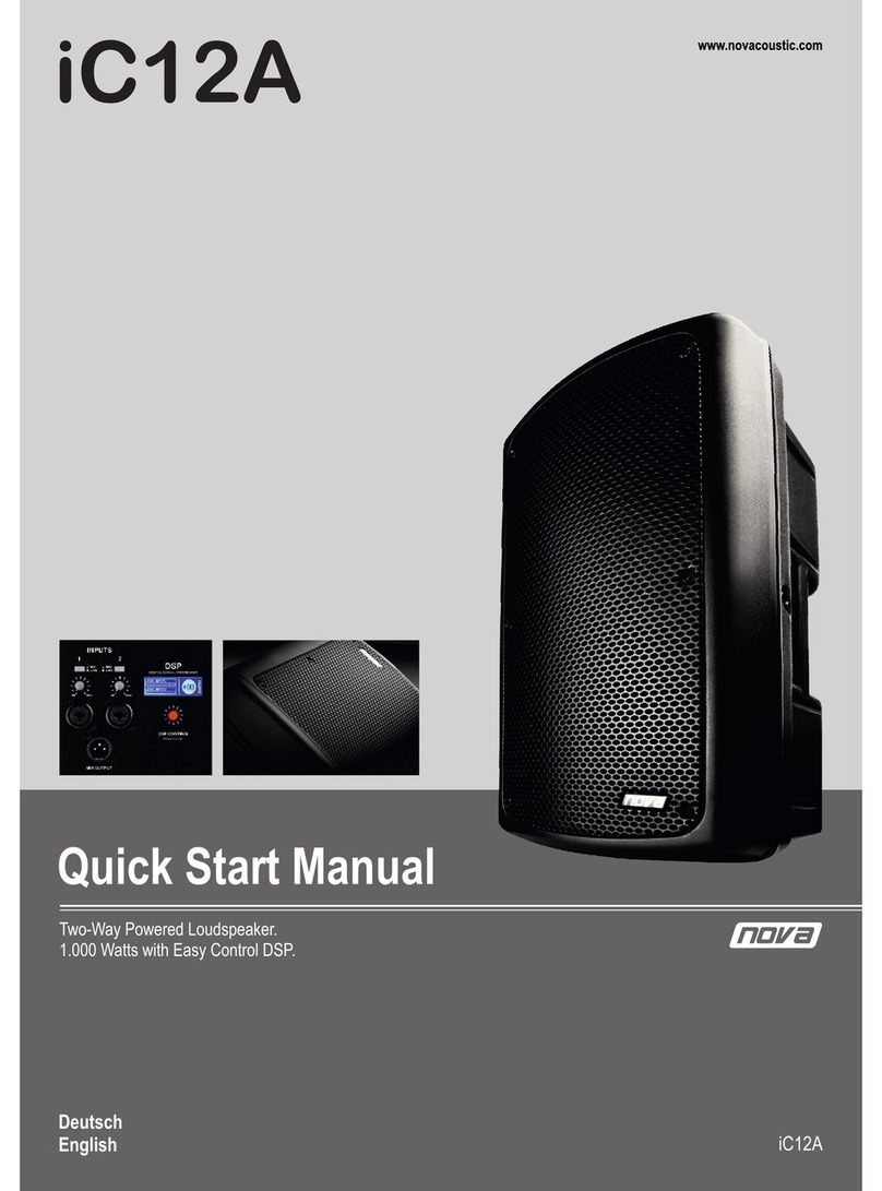 Nova iC12A Instruction manual