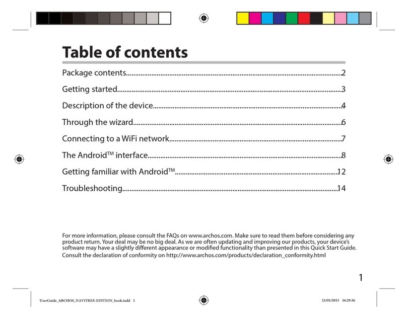 Archos Navitrex manual