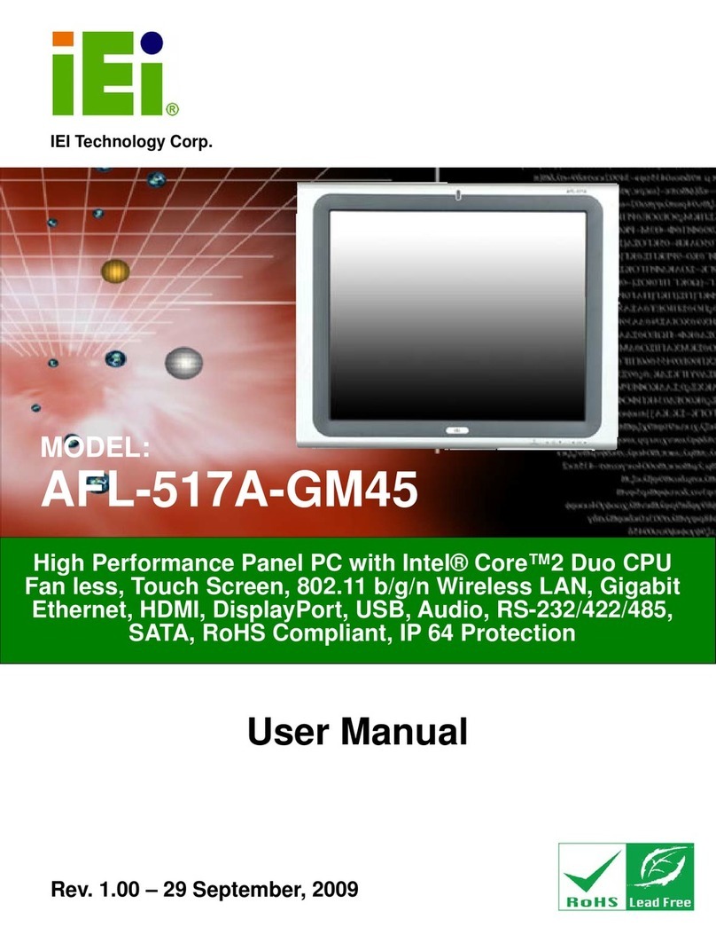 IEI Technology AFL-517A-GM45 user manual