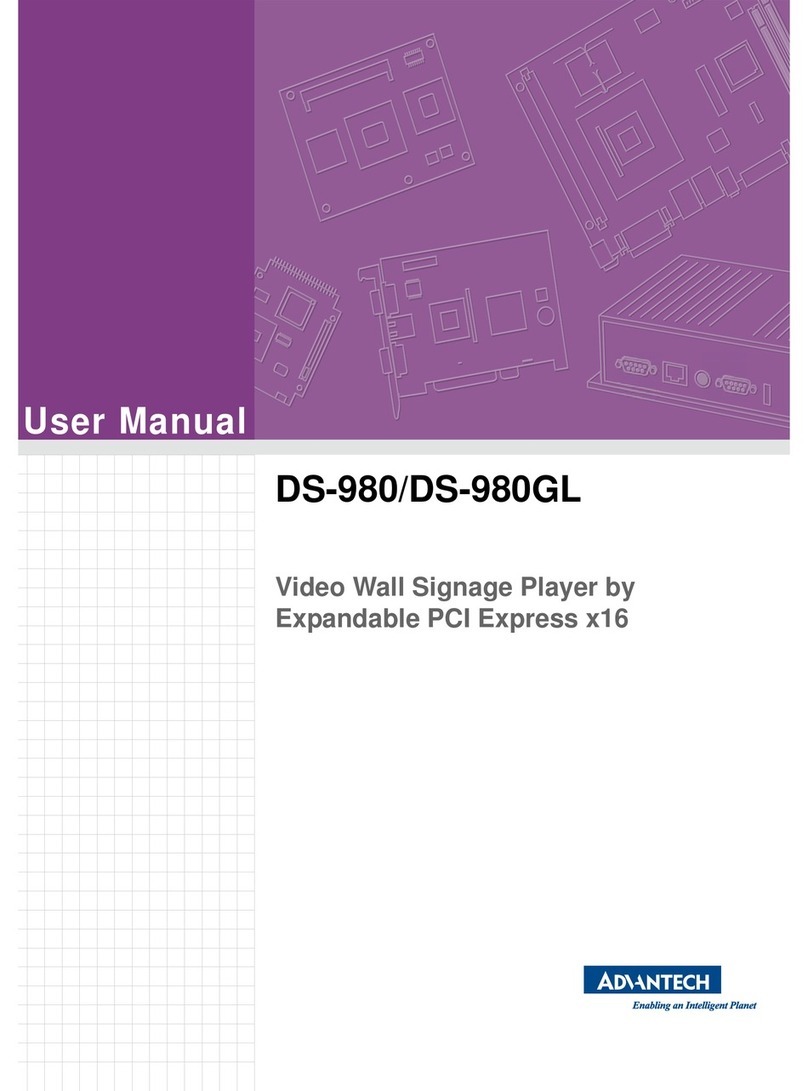 Advantech DS-980 User manual