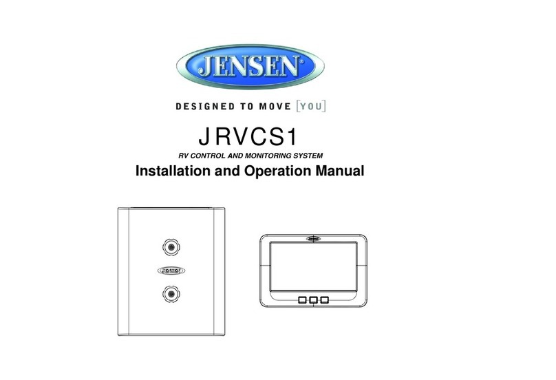 Jensen JRVCS1 Installation and operation manual