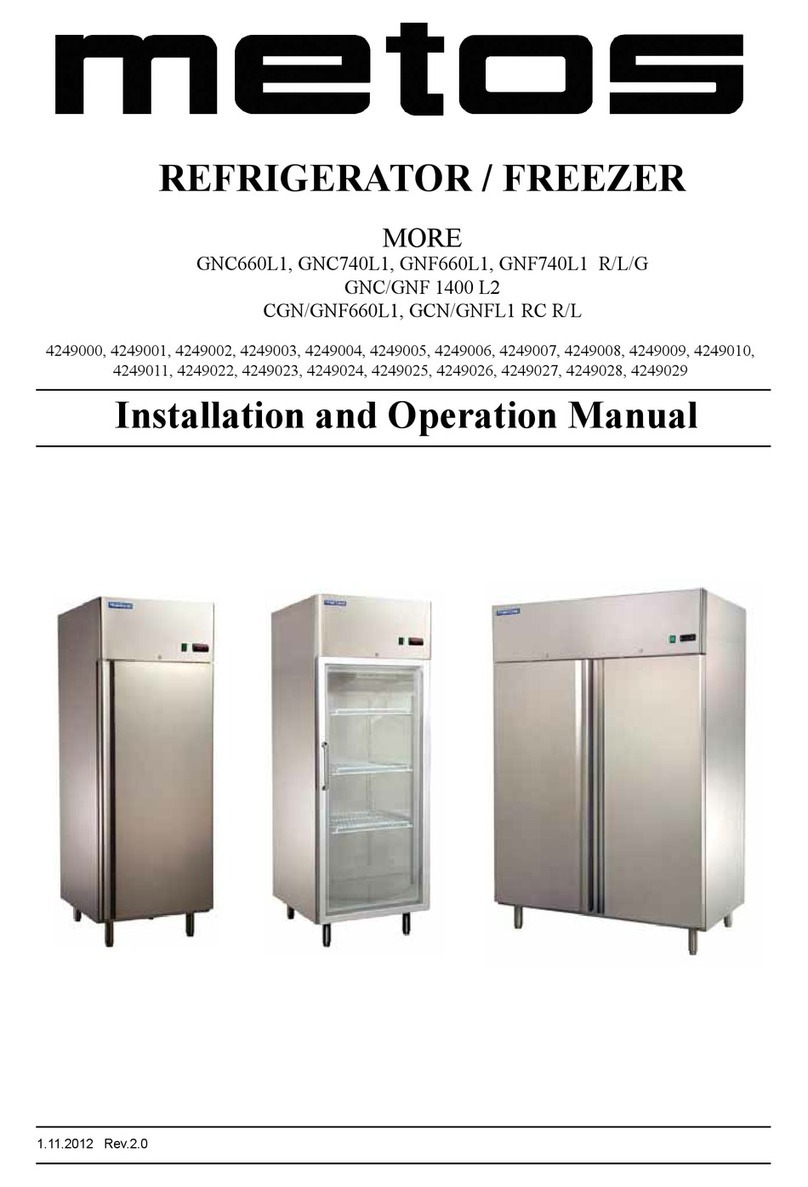 Metos GNC660L1 User manual