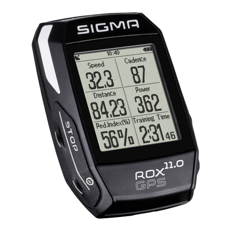 Sigma ROX GPS 11.0 user guide