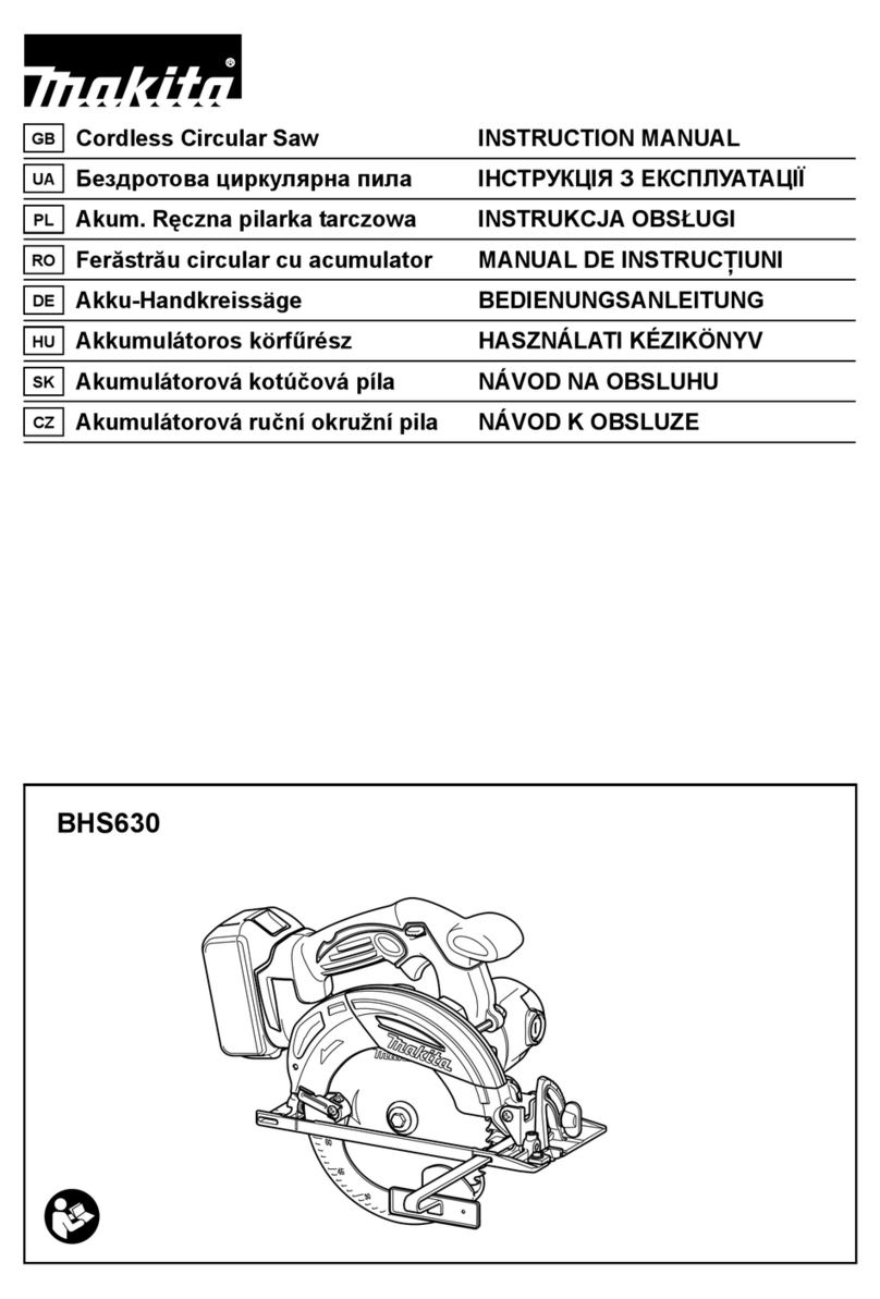 Makita BHS630 User manual