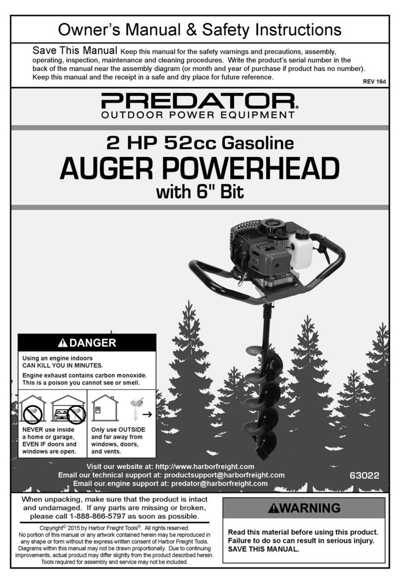 Predator 63022 Owner's manual & safety instructions