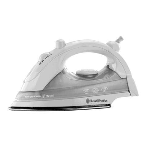 Russell Hobbs RHI 102 Instruction and warranty book