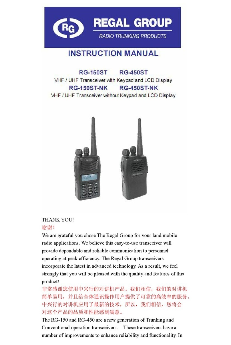 Regal Group RG-150ST instruction manual