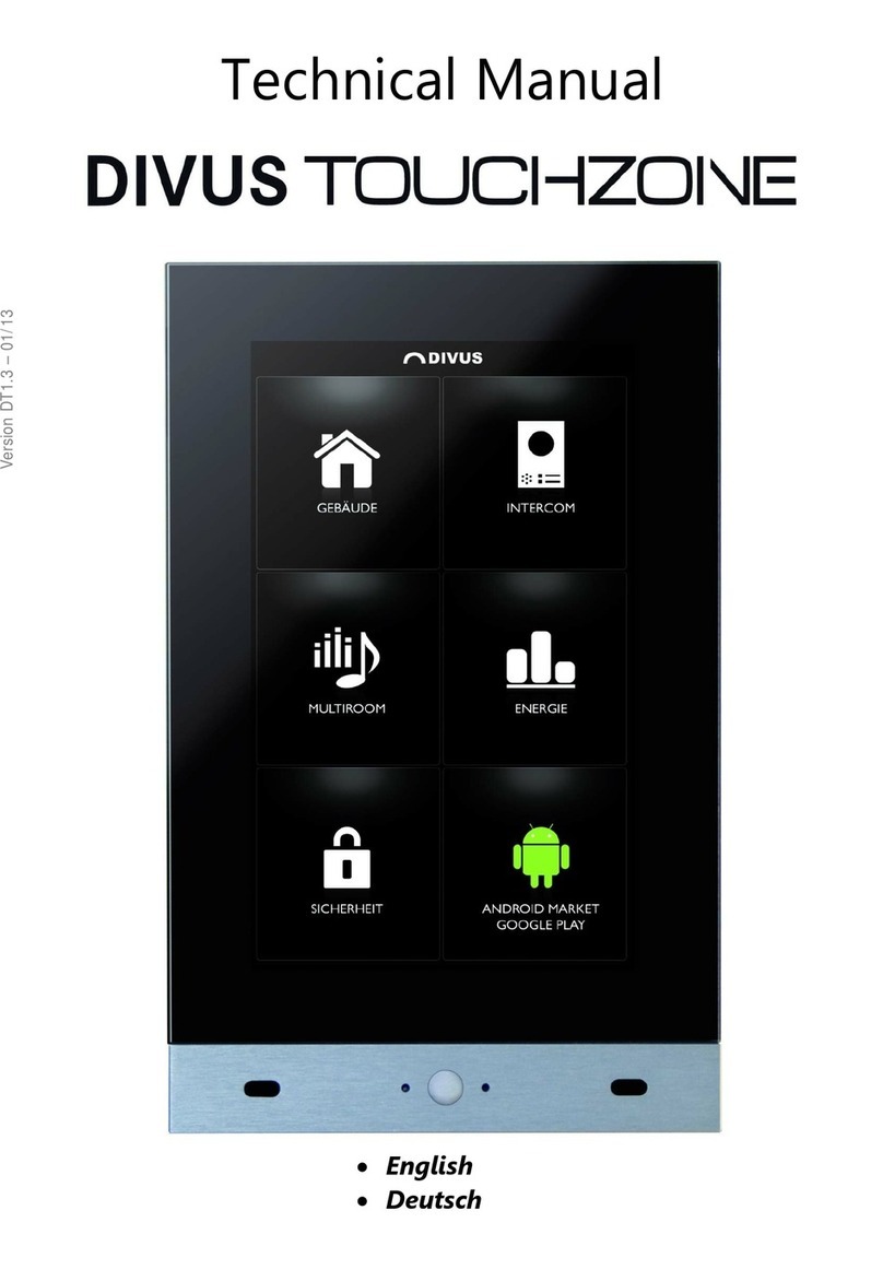 Divus TZ07-B?TZ07-W Technical manual Divus TZ07-B?TZ07-W Technical manual