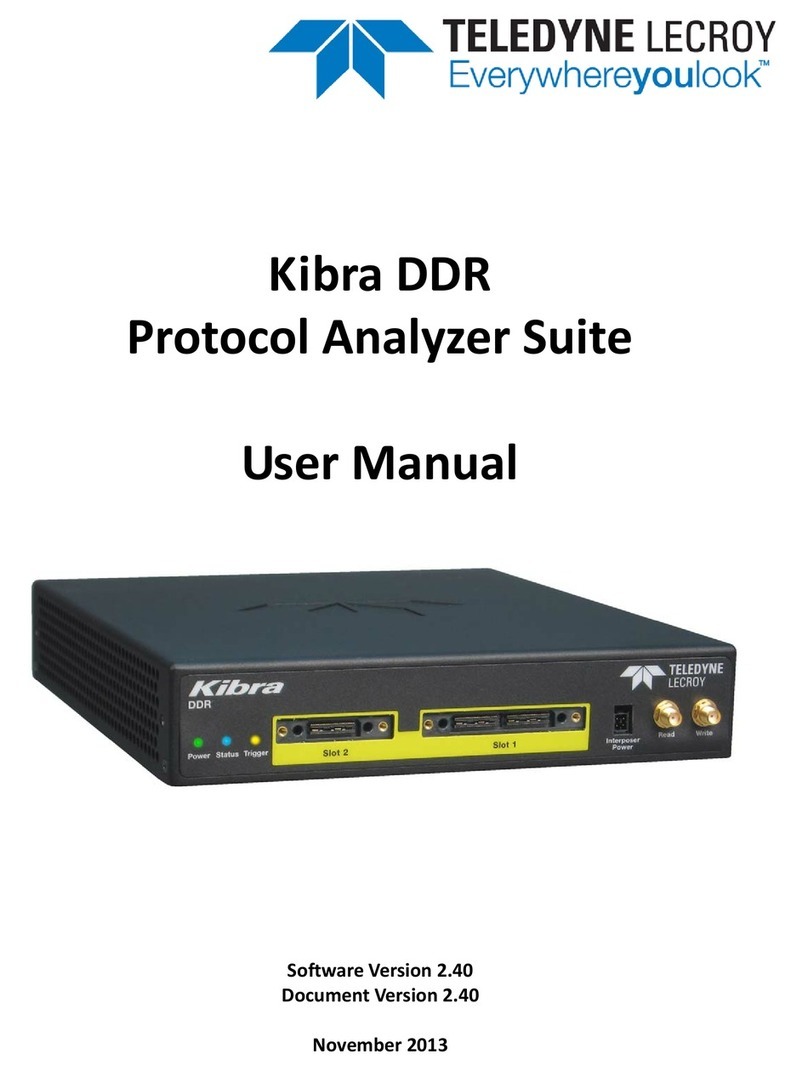 Teledyne Kibra DDR user manual