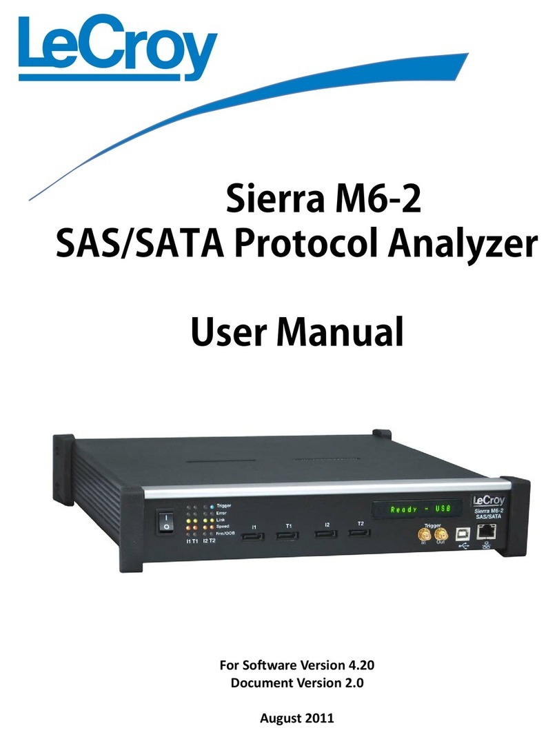 LeCroy Sierra M6-2 user manual