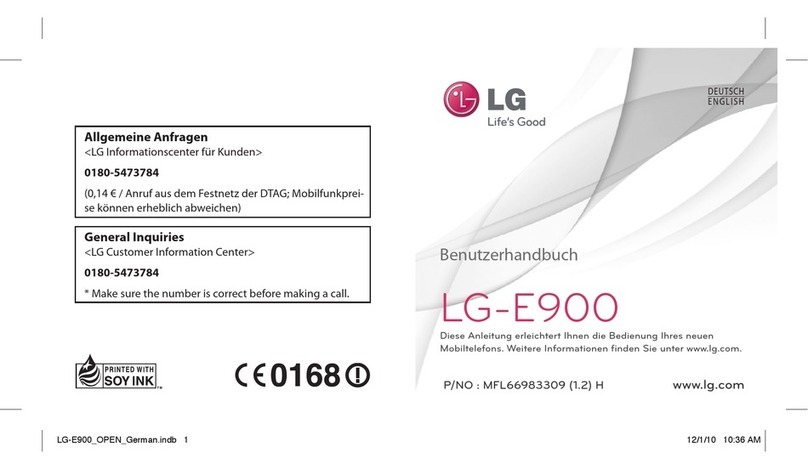 LG E900 User manual