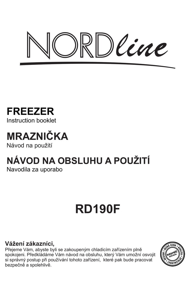 NORDline RD190F Instruction booklet