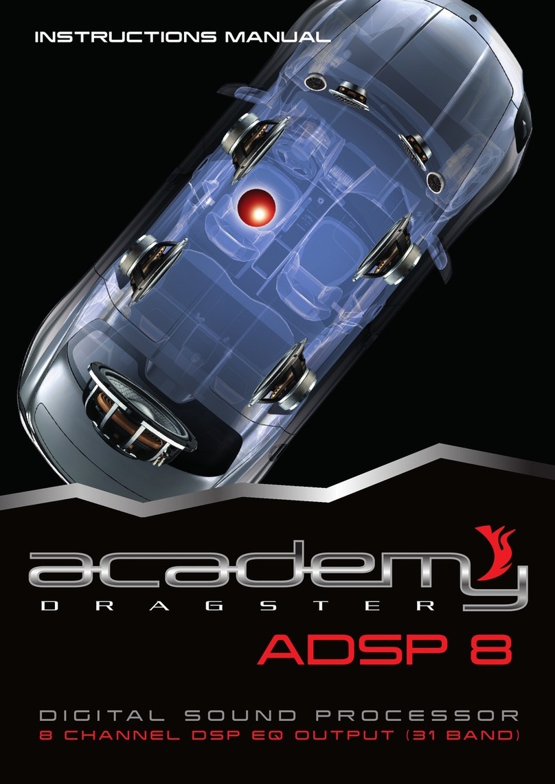 Academy Dragster ADSP 8 User manual