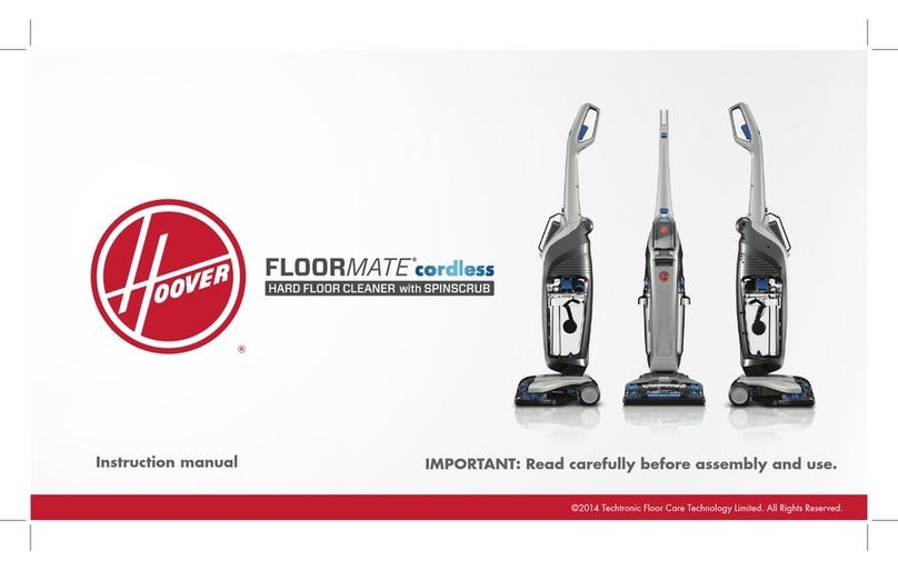 Hoover FloorMate, SpinScrub Floor Mate Spin Scrub Hard Floor... User manual
