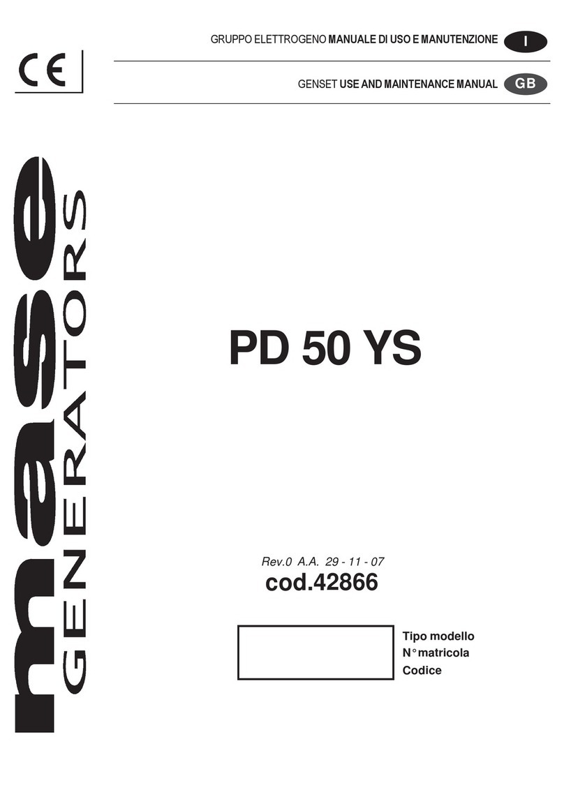 Mase PD 50 YS User manual