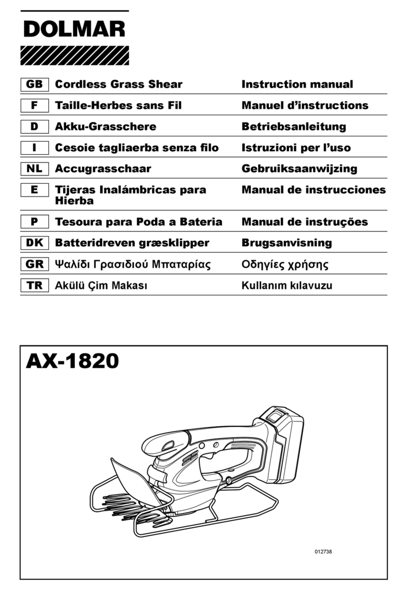 Dolmar AX-1820 instruction manual