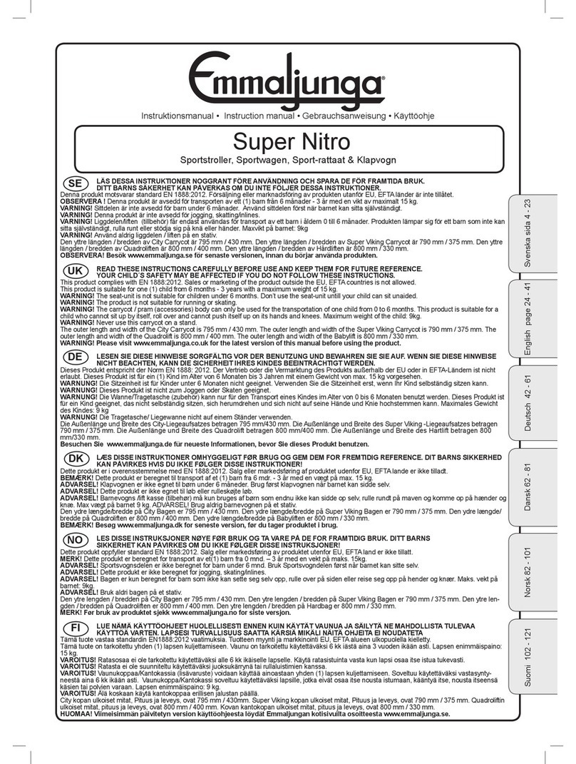 Emmaljunge Super Nitro User manual