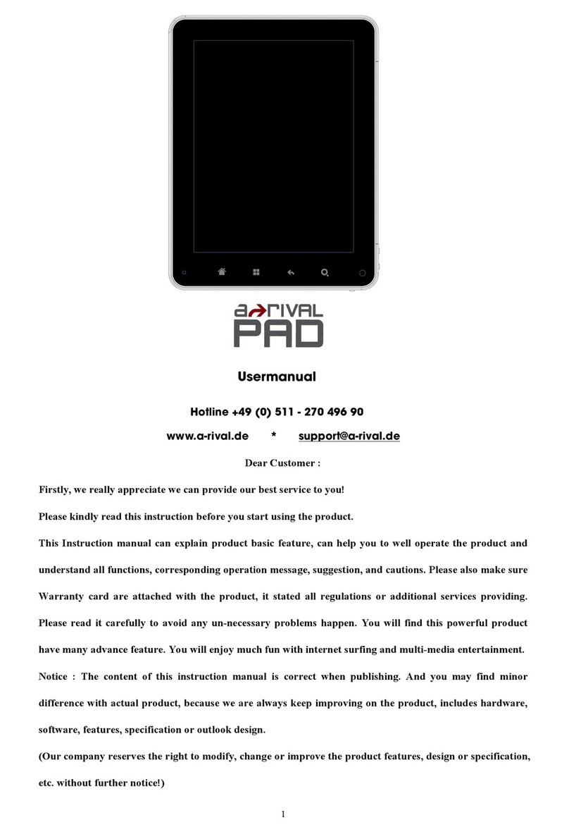 a-riaval PAD User manual