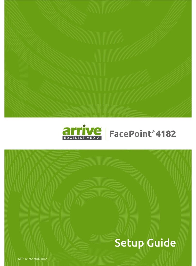 Arrive FacePoint 4182 Setup guide