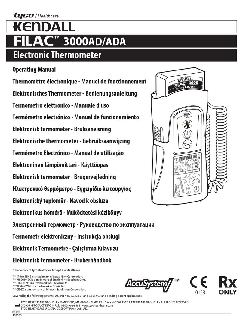 kENDALL FILAC 3000 AD operating manual
