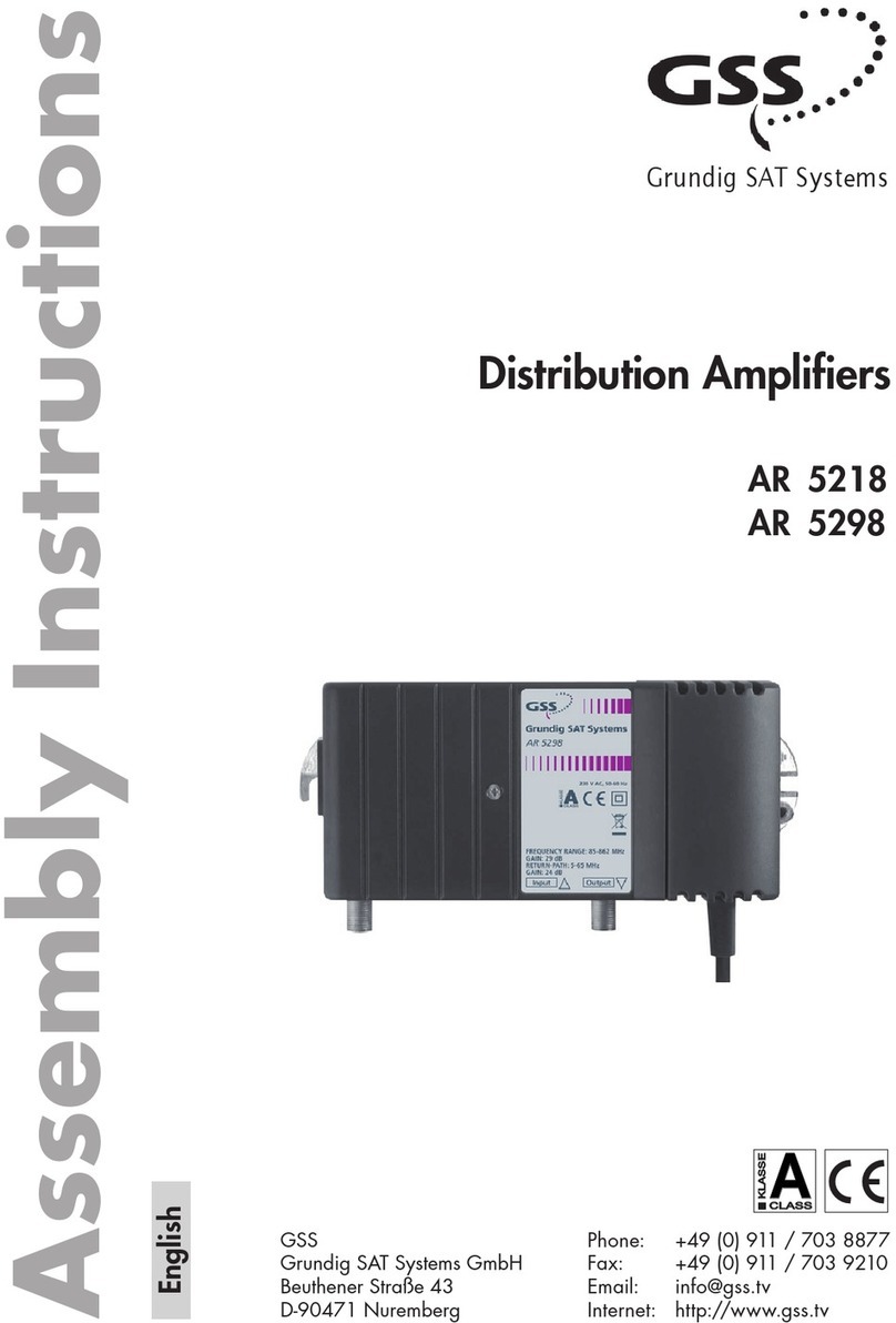 GSS AR 5218 User manual