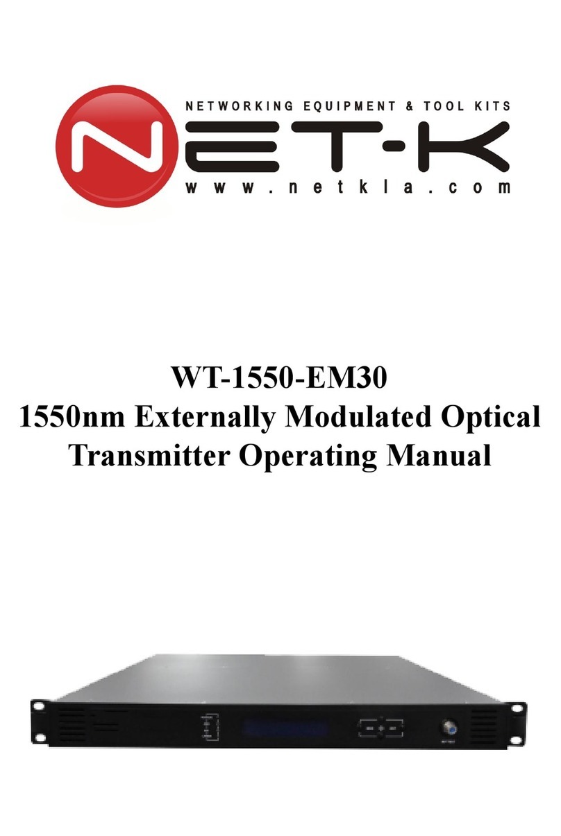 NET-K WT-1550-EM30 User manual