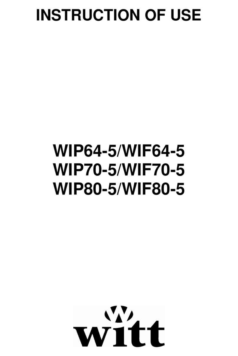 Witt WIP64-5 Instructions of use
