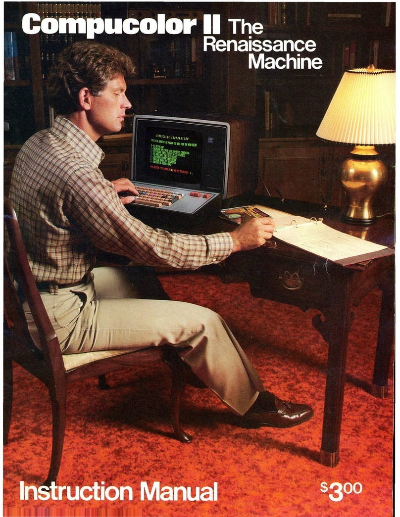 Compucolor Corporation Compucolor II instruction manual