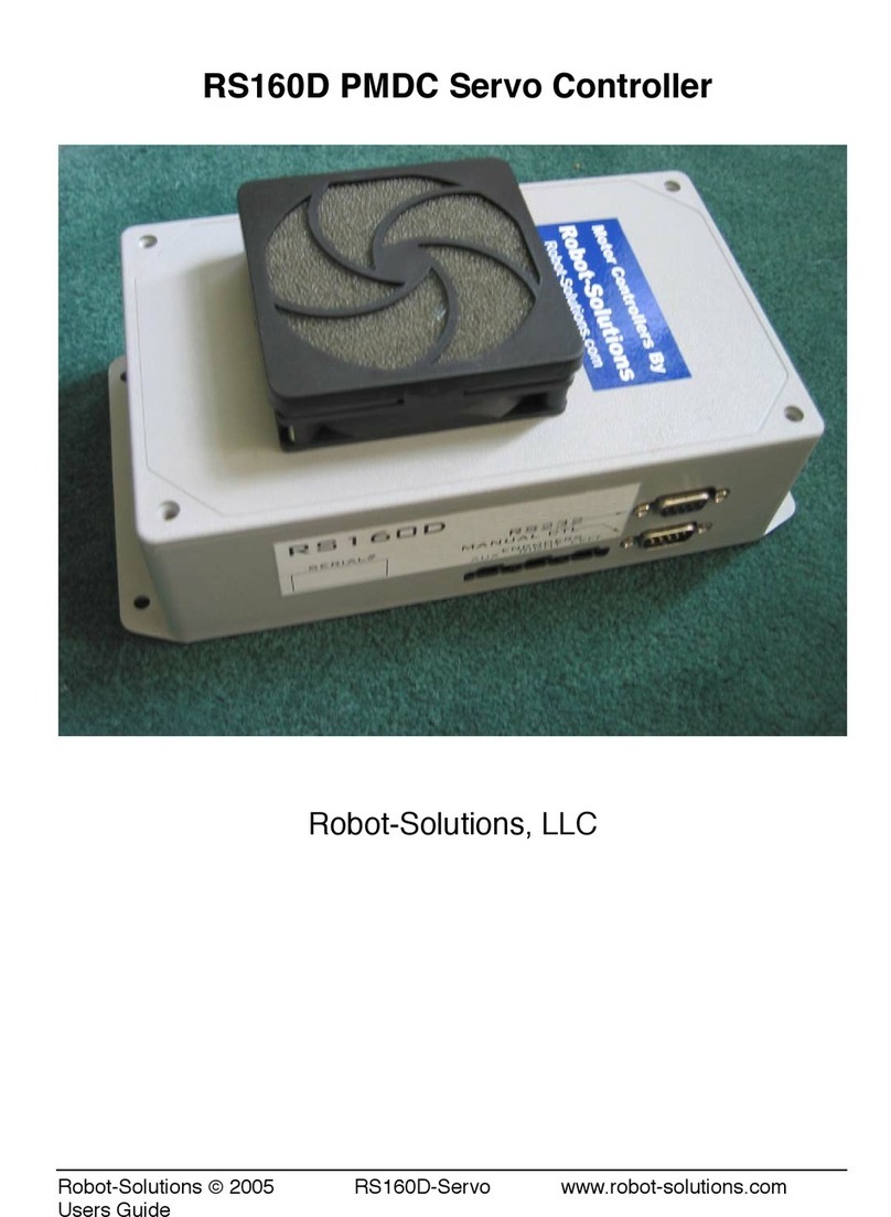 Robot-Solutions RS160D manual