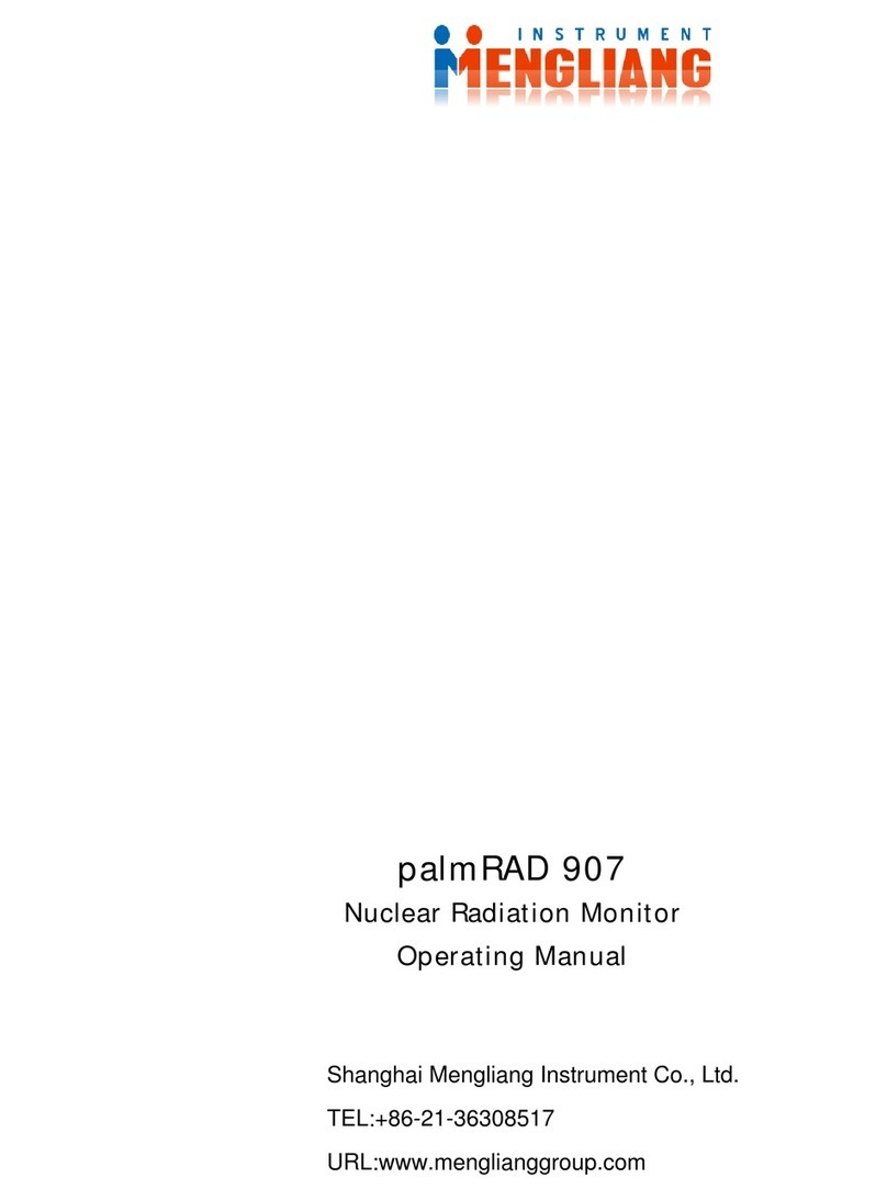 Mengliang Instrument palmRAD 907 operating manual