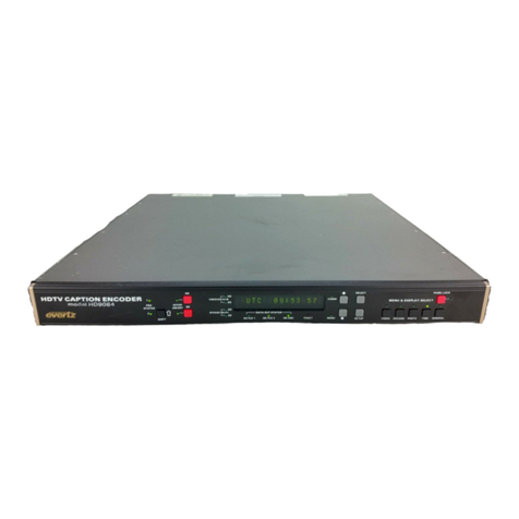 evertz hd9084 User manual