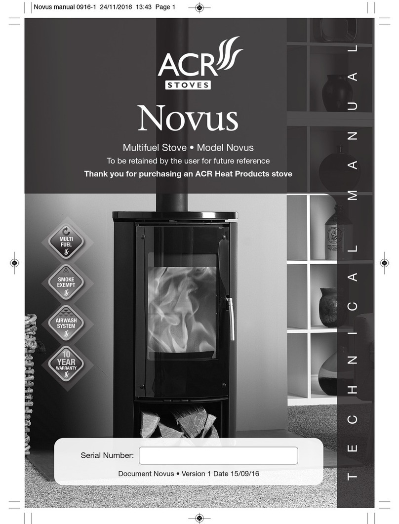 ACR STOVES NOVUS Technical manual