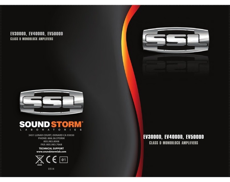 Ssl Evolution EV3000D User manual