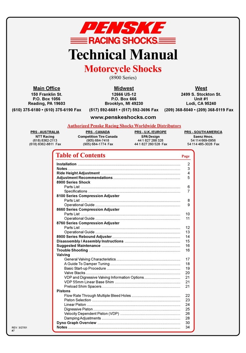 Penske 8900 series Technical manual