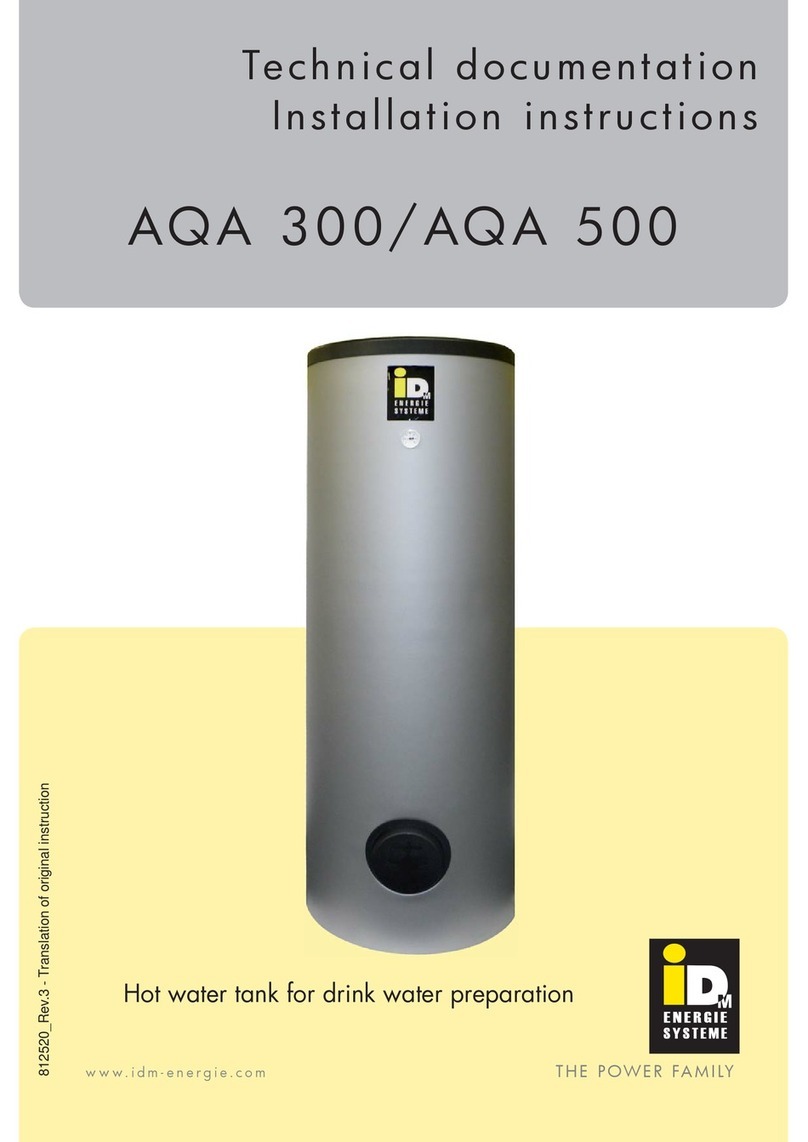 IDM-Energiesysteme AQA 300 installation instructions IDM-Energiesysteme AQA 300 installation instructions