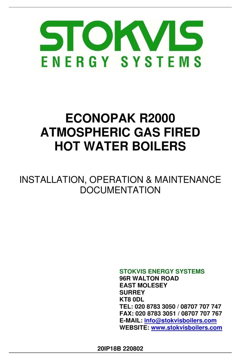 STOKVIS ENERGY SYSTEMS ECONOPAK R2000 Installation, operation & maintenance documentation