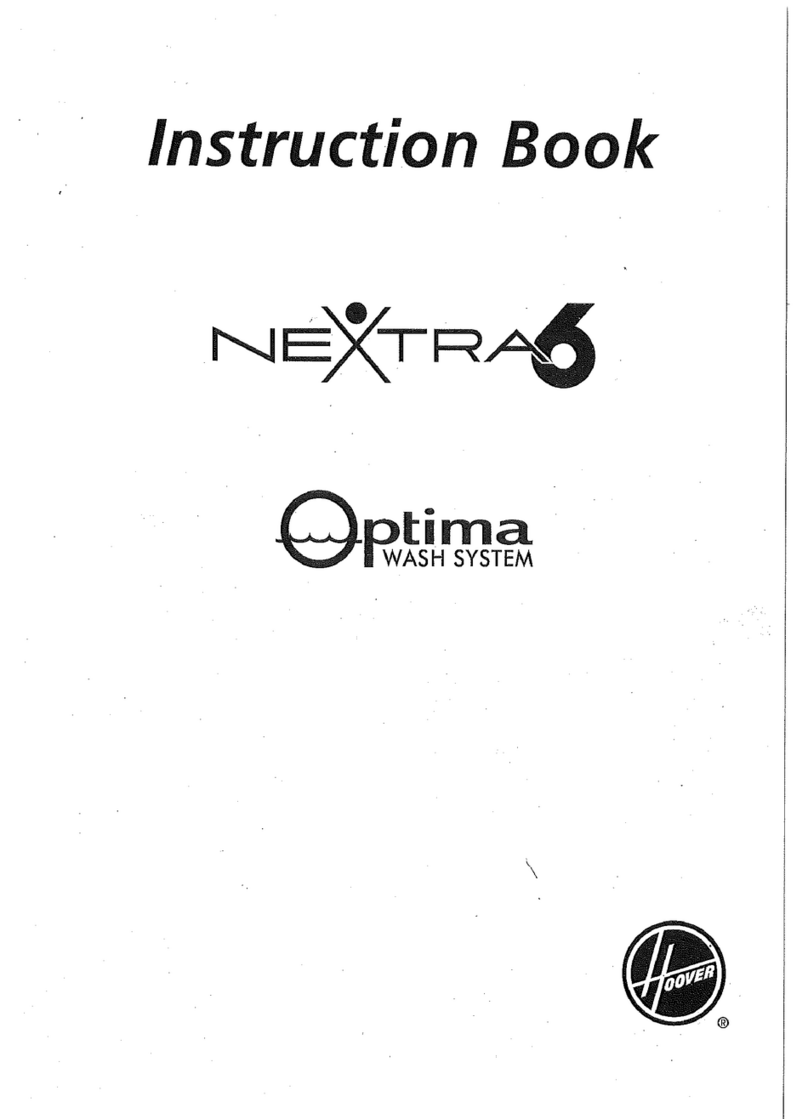 Hoover NEXTRA 6 Instruction book