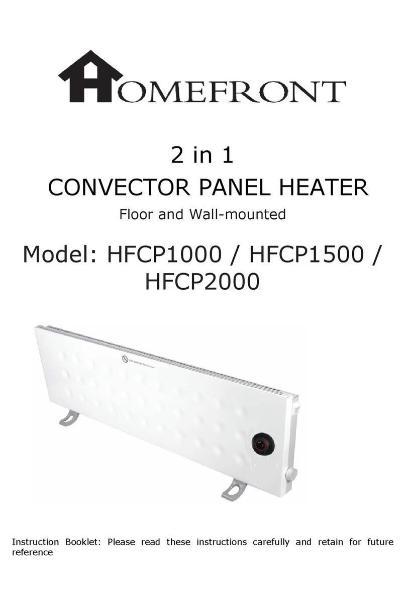 Homefront HFCP1000 Instruction booklet