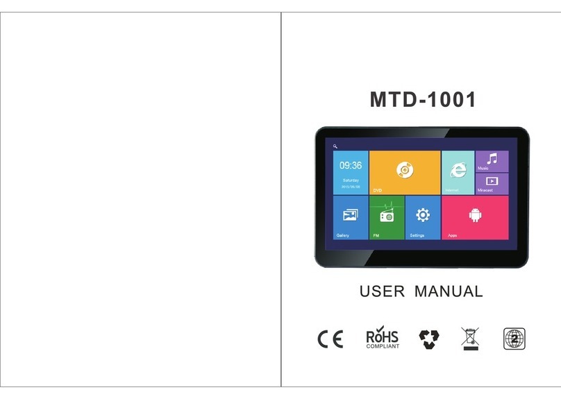 Xtrons MTD-1001 user manual