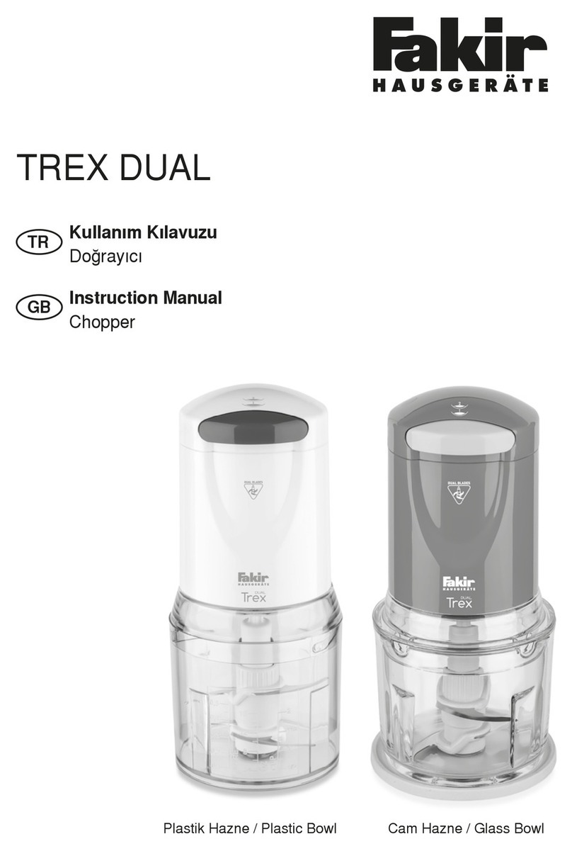Fakir Trex dual instruction manual