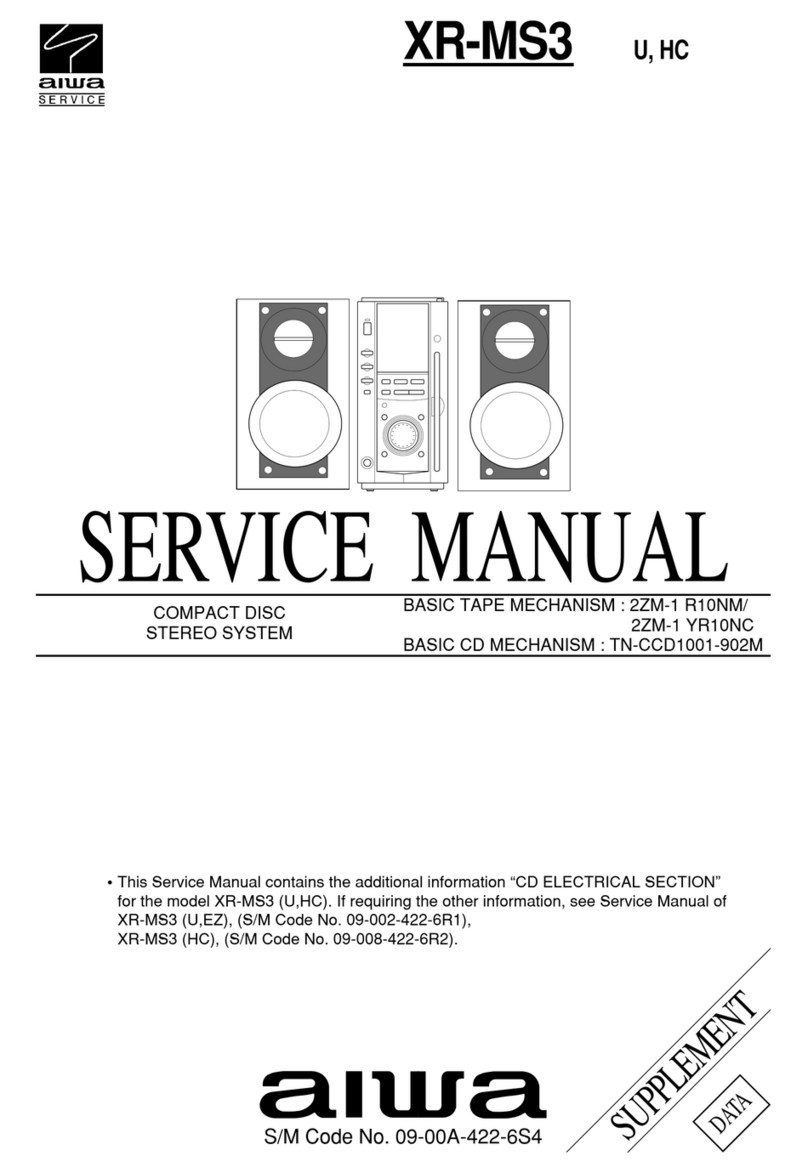 Aiwa XR-MS3 Service manual