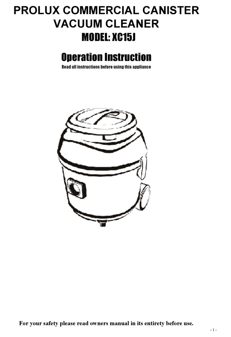 Prolux XC15J Technical manual