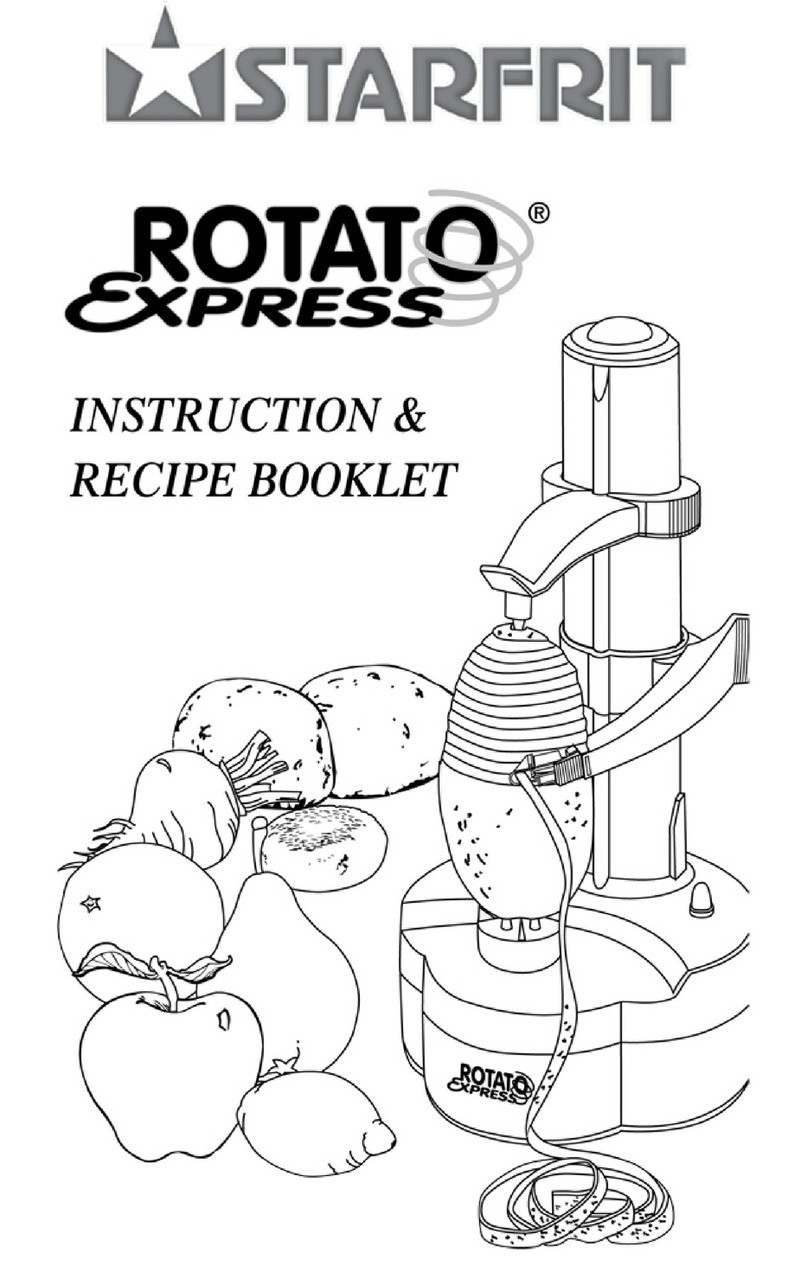 STARFRIT ROTATO EXPRESS Instruction/recipe booklet